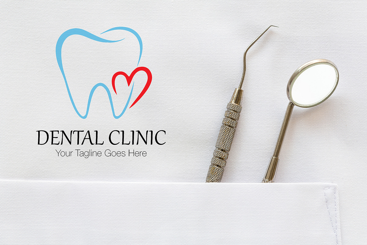 Dentist Logo Design Template, a Branding & Logo Template by YUDesignStore (Photo 2 of 6)