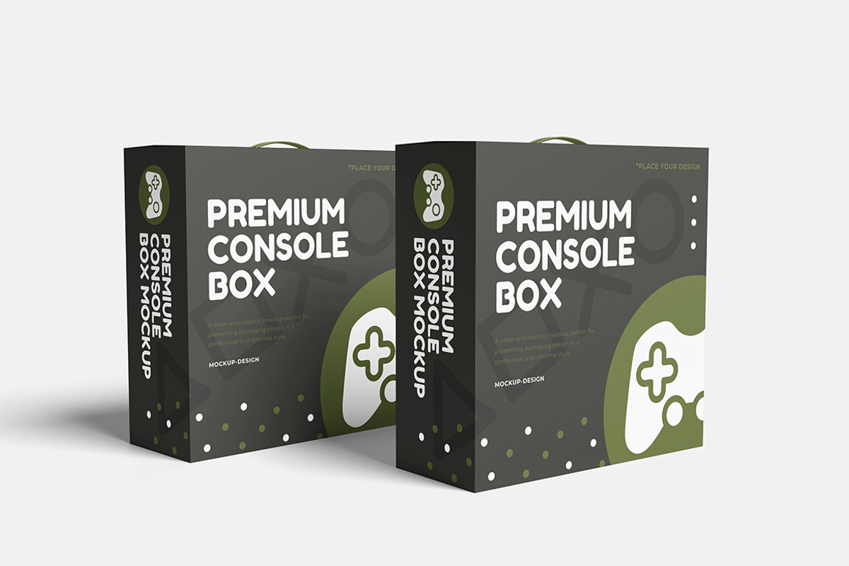 Console Box Mockup, a Product Mockup by bimockup (Photo 4 of 6)
