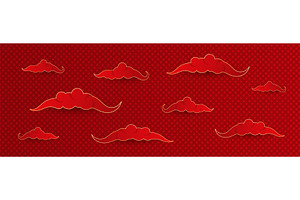 Chinese clouds pattern. Realistic, a Texture Illustration by Stock-Smart-Start