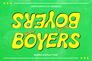 Boyers Blur, a Sans Serif Font by Craft Supply Co. (Thumbnail 1 of 8)