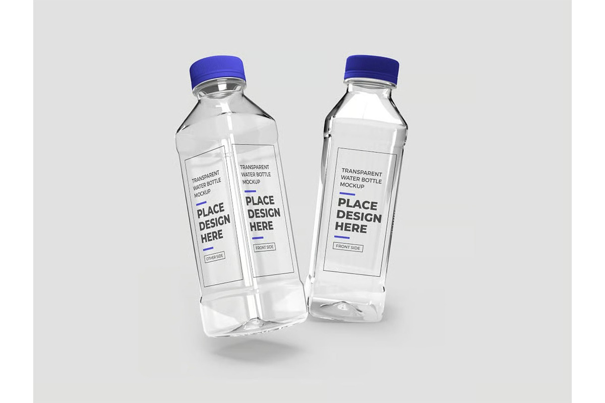 Plastic Bottle Mockup Template Set, a Household Mockup by DesignRushMarket (Photo 11 of 11)