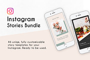 Instagram Stories Template Bundle, a Social Media Template by khoai_tây (Thumbnail 1 of 12)