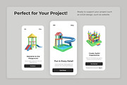 Kids Playground 3D Icon Set, a Work Illustration by twinstd (Thumbnail 4 of 6)