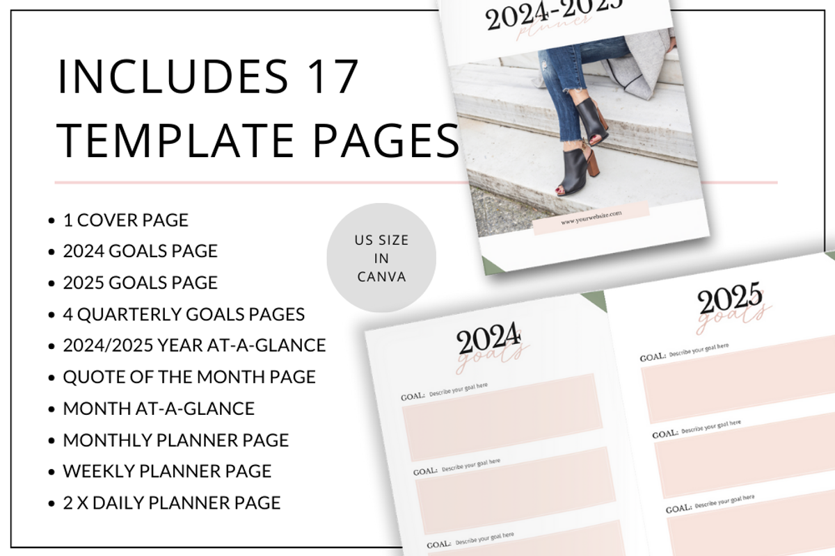 Canva Planner - Uptown, a Stationery Template by Lady Boss Studio (Photo 4 of 8)