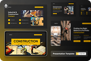 Industrial Construction Google Slide, a Presentation Template by SquidPixey (Thumbnail 1 of 6)