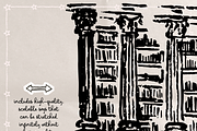 University Clipart, College Vectors, an Education Illustration by The October Creative (Thumbnail 3 of 13)
