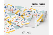Kids craft hobby pattern DIY teacher, a Pattern Graphic by Milatoo (Thumbnail 3 of 3)