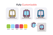Transportation Icon Set, a Duotone Icon by Brickclay (Thumbnail 4 of 9)
