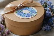 Blue & Purple Watercolor Flower PNG, an Illustration by Loony Dream Designs (Thumbnail 7 of 8)