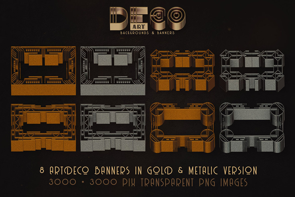 SALE Art Deco Toolkit, a Background Graphic by Cruzine (Photo 19 of 111)