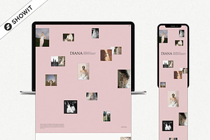 Soft & Romantic Showit Template