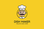 Dish Maker Logo - Chef Logo, a Branding & Logo Template by Creattlle (Thumbnail 1 of 4)