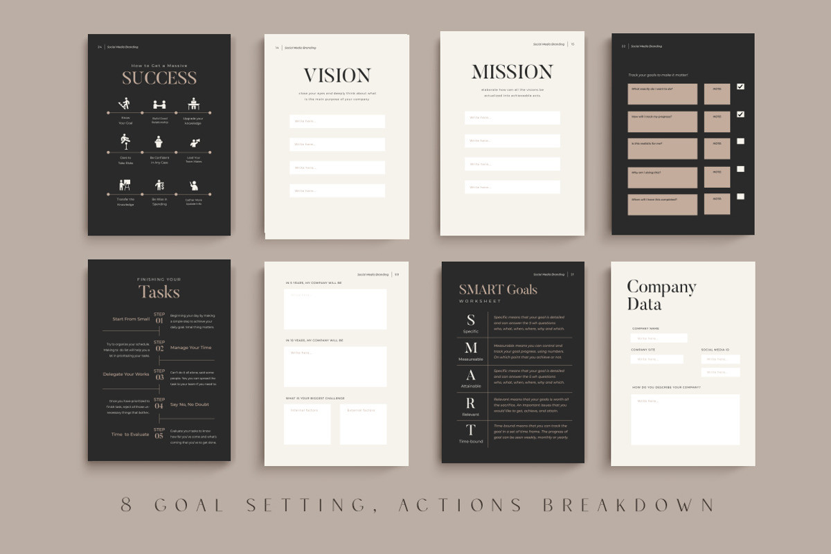 Workbook Creator For Coach CANVA PS, a Magazine Template by Eviory (Photo 12 of 31)