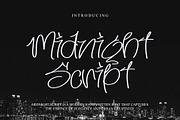 Midnight Script, a Handwritten Font by Letterafa Studio (Thumbnail 1 of 6)