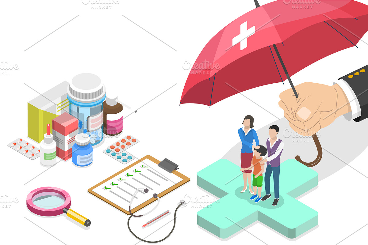 Insurance Set 01, a Person Illustration by AndriiStore (Photo 2 of 11)