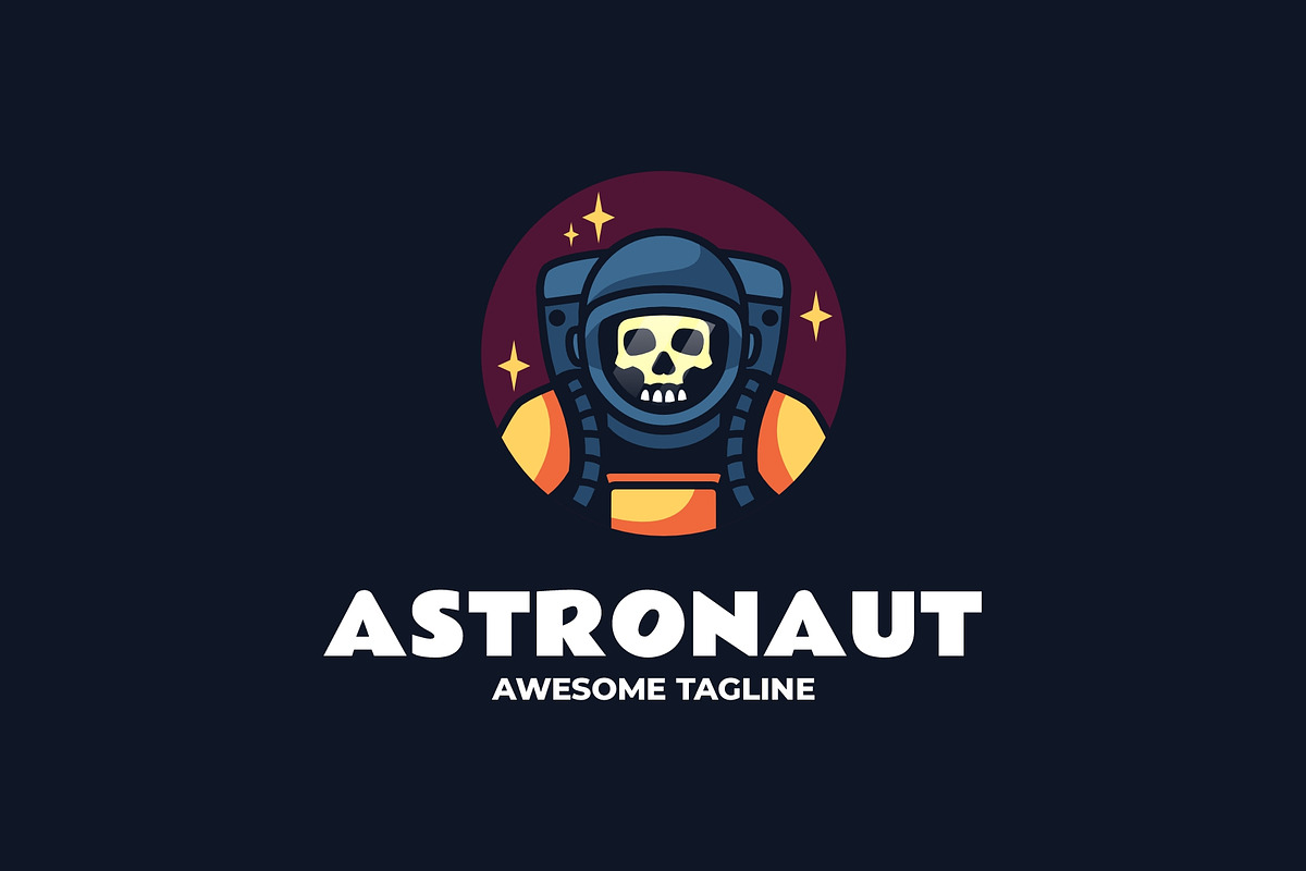 Astronaut Mascot Logo Design, a Branding & Logo Template by Artnivora.Std