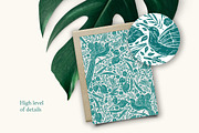 Bird-of-Paradise patterns, a Pattern Graphic by Piñata (Thumbnail 4 of 13)