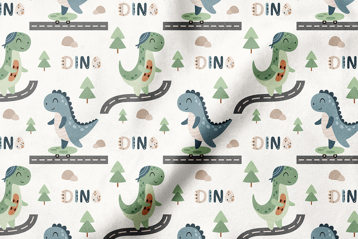 Dinosaurs drivers collection, an Animal Illustration by JulzaArt (Photo 6 of 9)