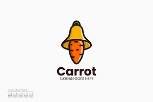 Carrot Bell Logo, a Branding & Logo Template by Zeer Graphic