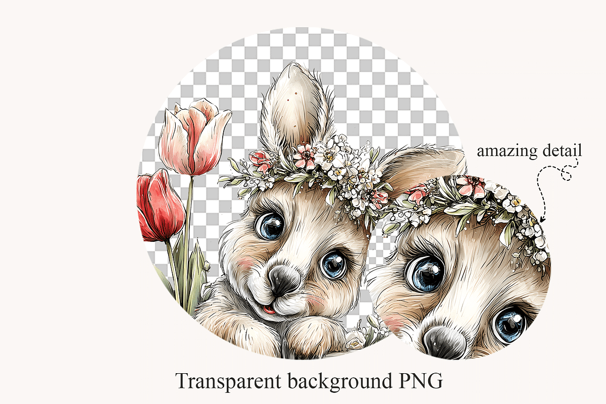 Aussie Easter Animals Clipart Bundle, an Animal Illustration by Bijou Bay (Photo 2 of 3)