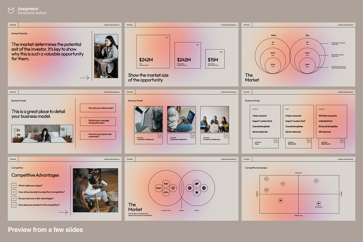 Pitch Deck - Gradient, a Presentation Template by Oday Noon (Photo 4 of 10)