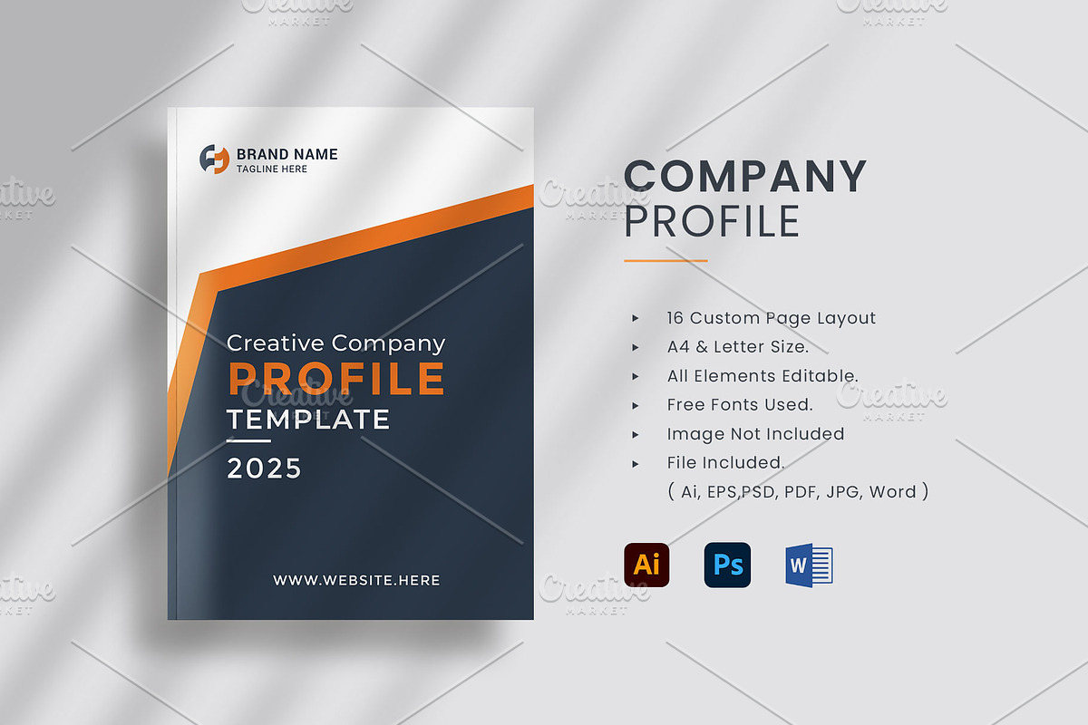 Company Profile | Brochure Template, a Brochure Template by MD Foysal Hossain (Photo 1 of 9)