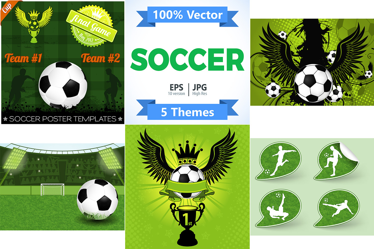 Soccer Posters and Concepts, a Healthcare Illustration by TAlex (Photo 1 of 6)