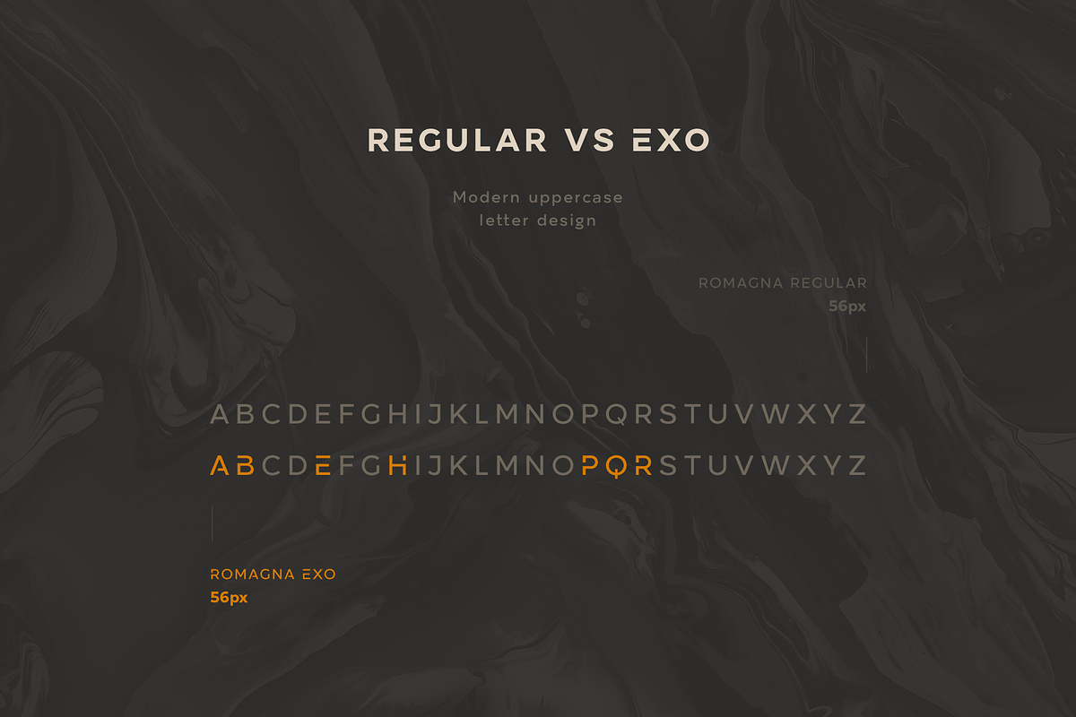 Romagna - Versatile Sans-Serif, a Sans Serif Font by AlienValley (Photo 5 of 9)