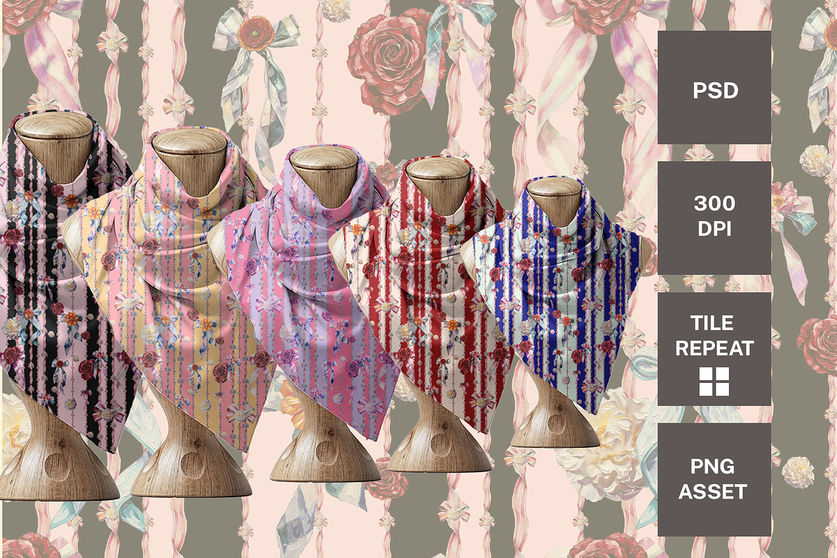 RIBBON PATTERN, a Graphic by rumacorakstudio (Photo 6 of 6)