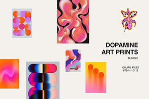 Dopamine Art Prints Bundle 100