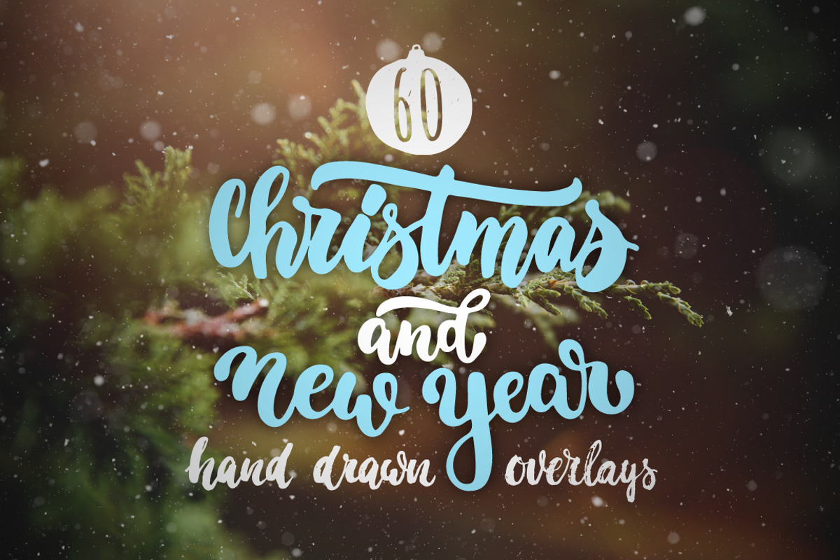Christmas and New Year overlays set, a Decorative Illustration by Tumana_Net (Photo 1 of 7)