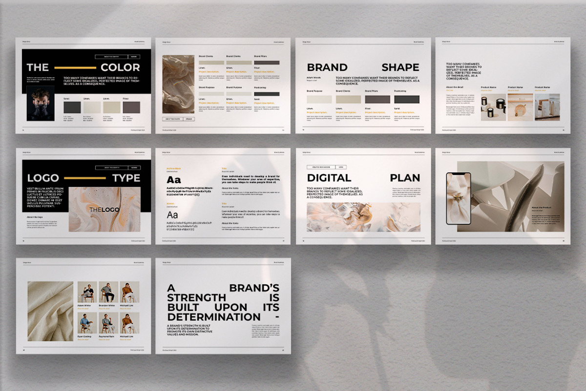 Beige Brand Guidelines, a Presentation Template by Analogi Studio (Photo 14 of 14)