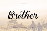 Brother, a Handwritten Font by FreshTypeINK (Thumbnail 1 of 6)