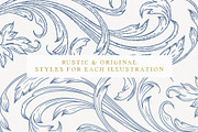 Vintage Baroque Borders & Designs, a Decorative Illustration by AW Studios (Thumbnail 2 of 11)
