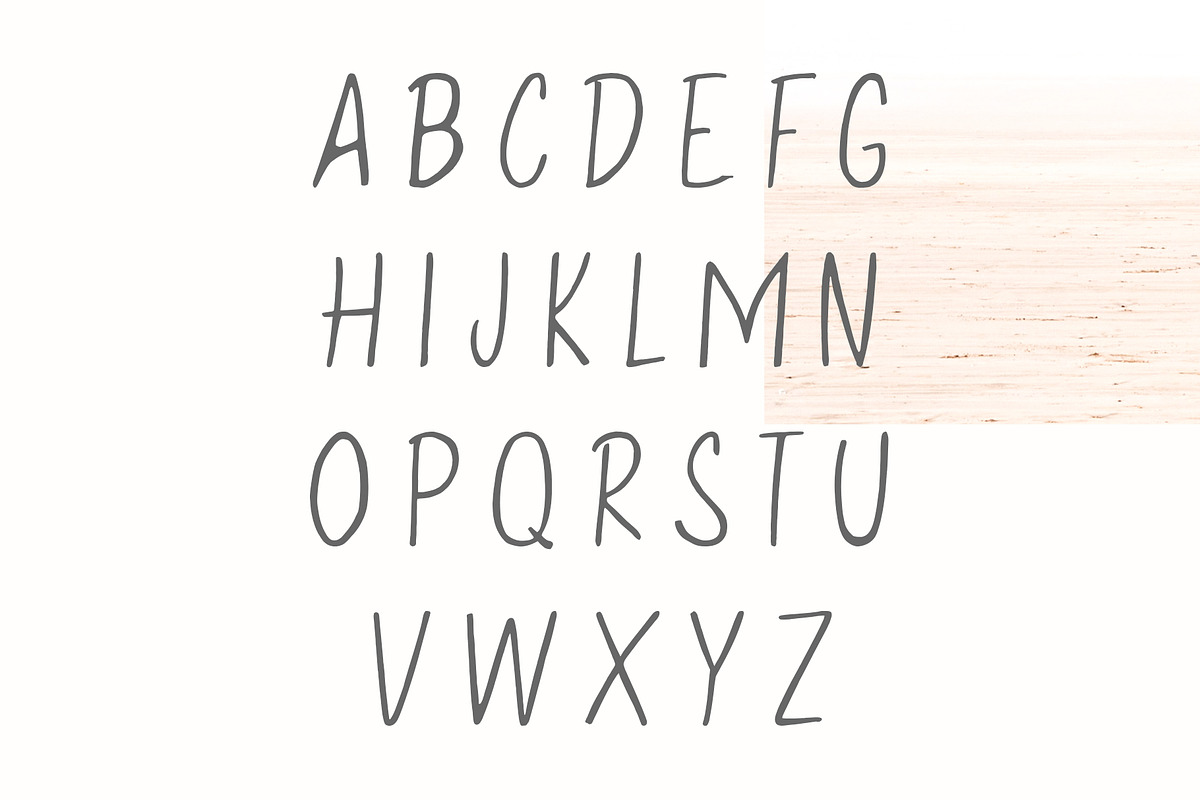 Eadfrith Handwirtten Sans Serif Font preview 2
