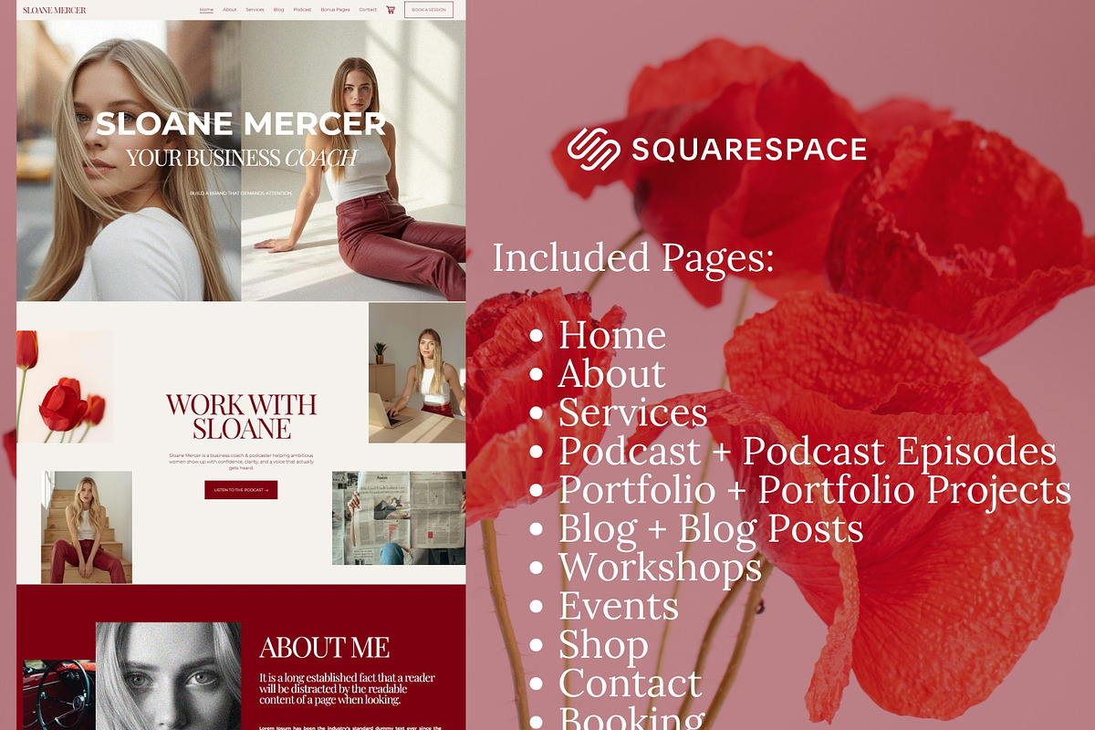 Business Coach Squarespace Template, a Squarespace Template by Sofia Designs (Photo 3 of 11)