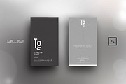 Business Card template for Photoshop, a Business Card Template by Mellene Templates (Thumbnail 1 of 2)