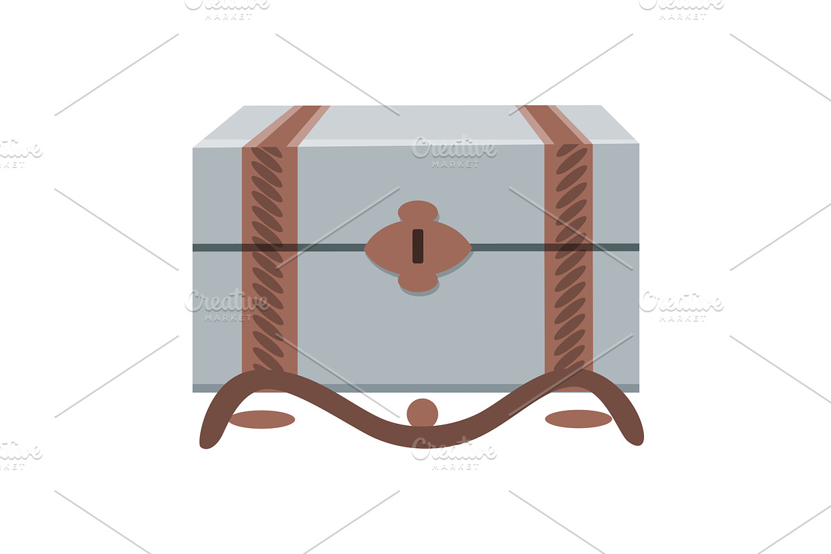 Chest box. Ancient treasure, an Object Graphic by Things for designers ...