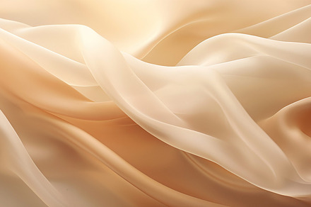 Elegance in Flowing Amber-Colored Silk, a Background Photo by Iconogenic