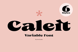 Caleit - Variable Font