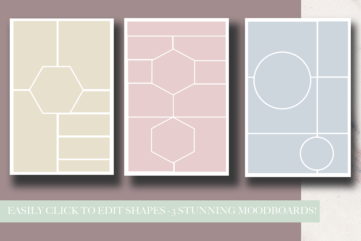Mood Board Templates | Pinterest, a Social Media Template by TheLegacyBrandingCo (Photo 2 of 3)