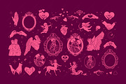 Dark Valentine. Romantic Halloween, an Illustration by OlgaSoi007 (Thumbnail 4 of 10)