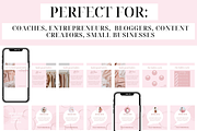 Pink Canva Instagram Carousels, a Social Media Template by Oh So Social Boutique (Thumbnail 5 of 5)