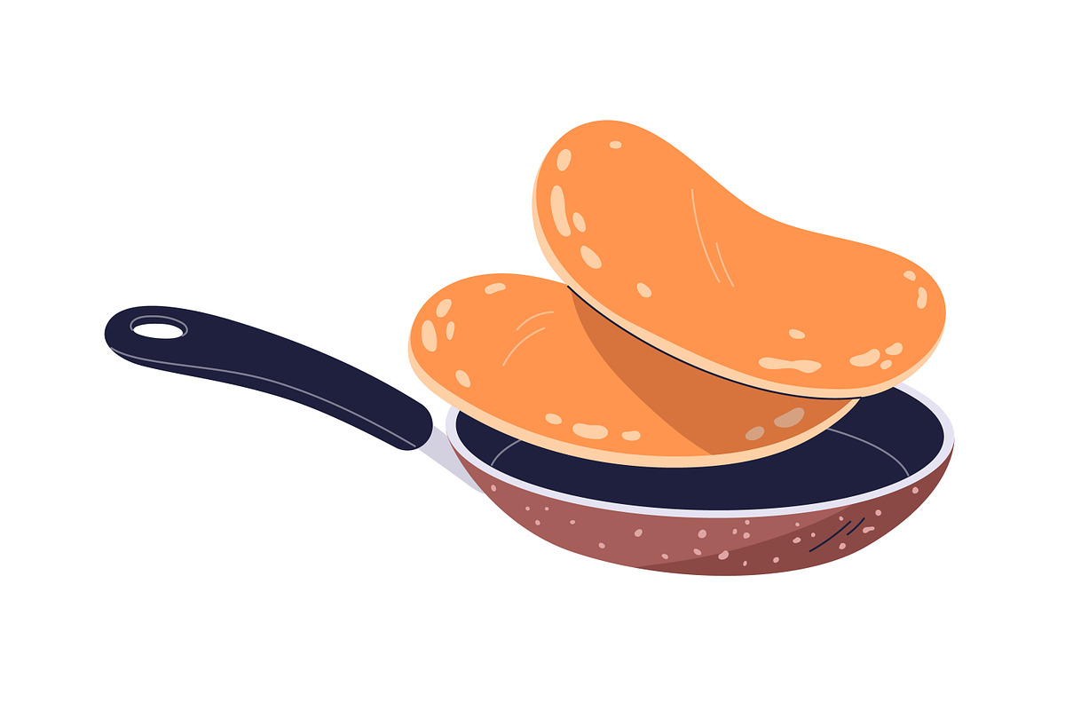 Yummy American pancake stacks set, a Food Illustration by Good Studio (Photo 2 of 11)