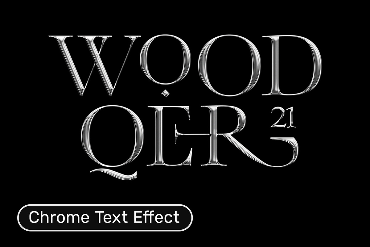 Chrome Text Effect - Chrome Effect, a Graphic by MockupForest (Photo 1 of 18)