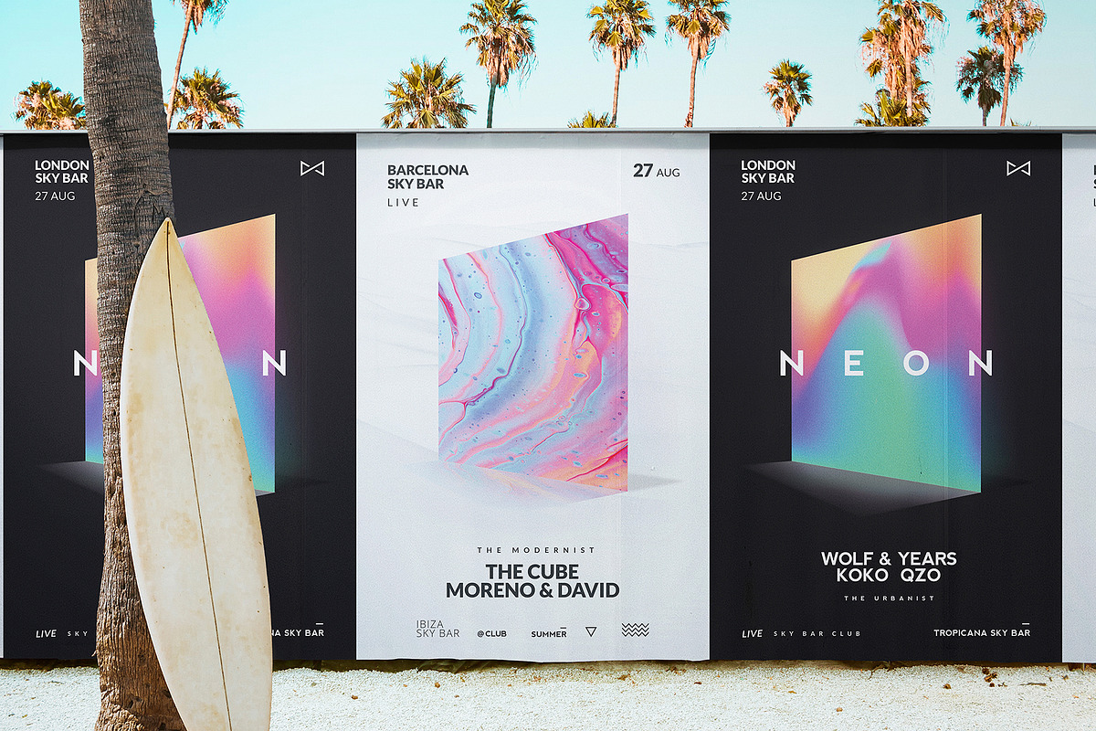 Neon Party Flyer