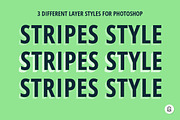 Stripes Shadow Effects, a Layer Style Add-On by Graphic Ghost (Thumbnail 2 of 4)