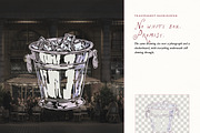 Wedding Cocktail Clipart, Bar Sign, a Food Illustration by The October Creative (Thumbnail 10 of 16)