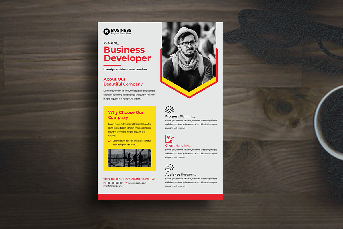 Business Flyer, a Flyer Template by creative-som (Photo 3 of 3)