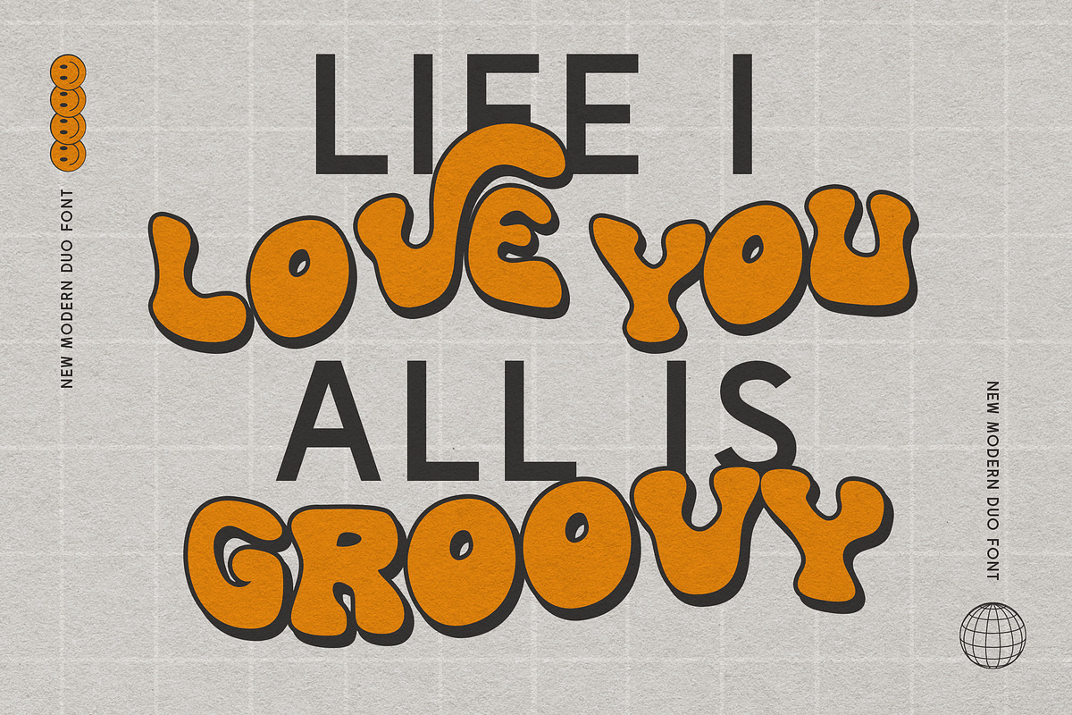 Balance Groovy - Duo font, a Sans Serif Font by Dryy.type (Photo 8 of 8)